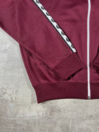 Fred Perry Vintage Trainingsjacke Taped Bordeaux S
