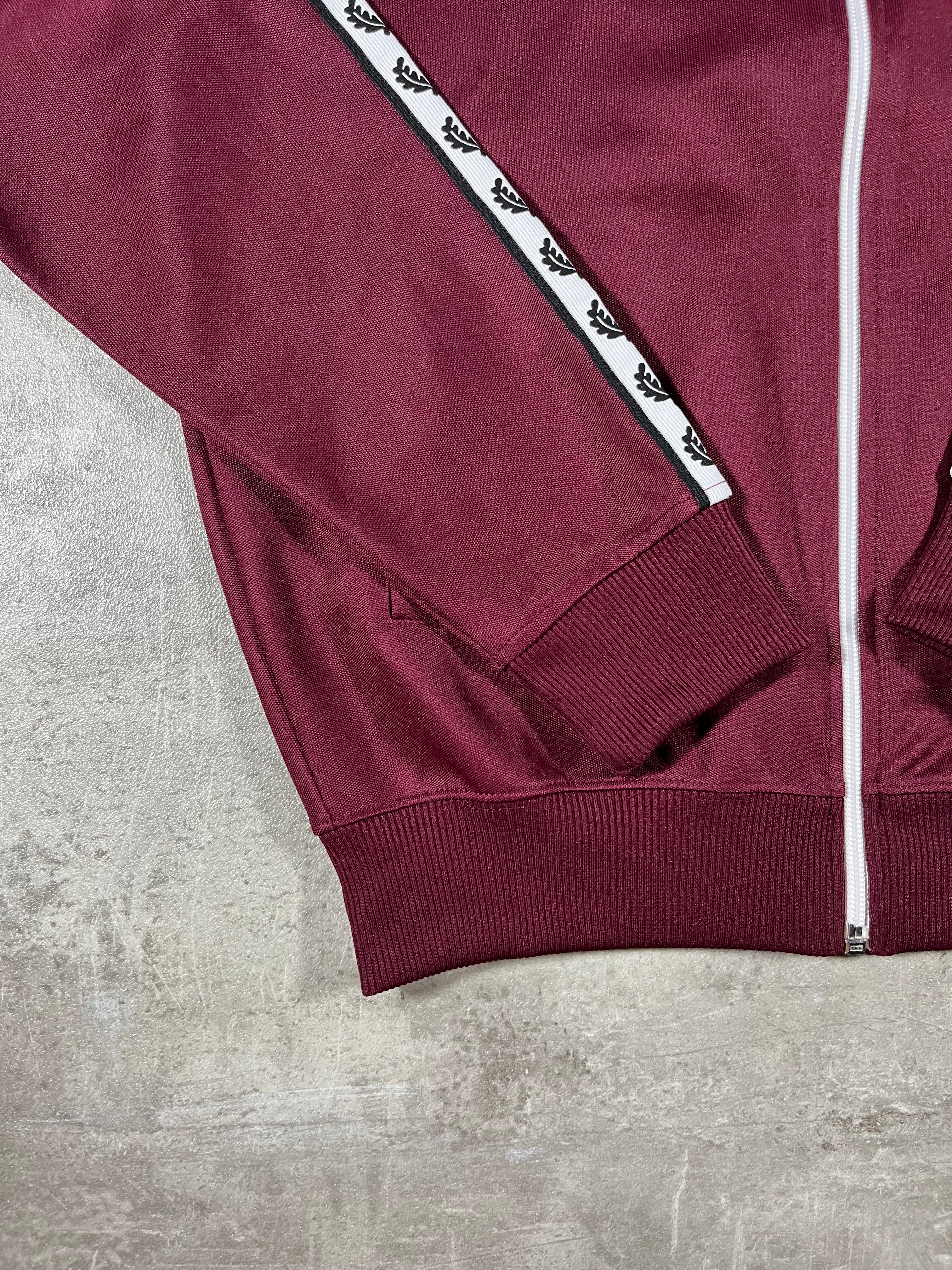Fred Perry Vintage Trainingsjacke Taped Bordeaux S