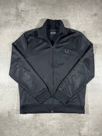 Fred Perry Trainingsjacke Taped Schwarz L