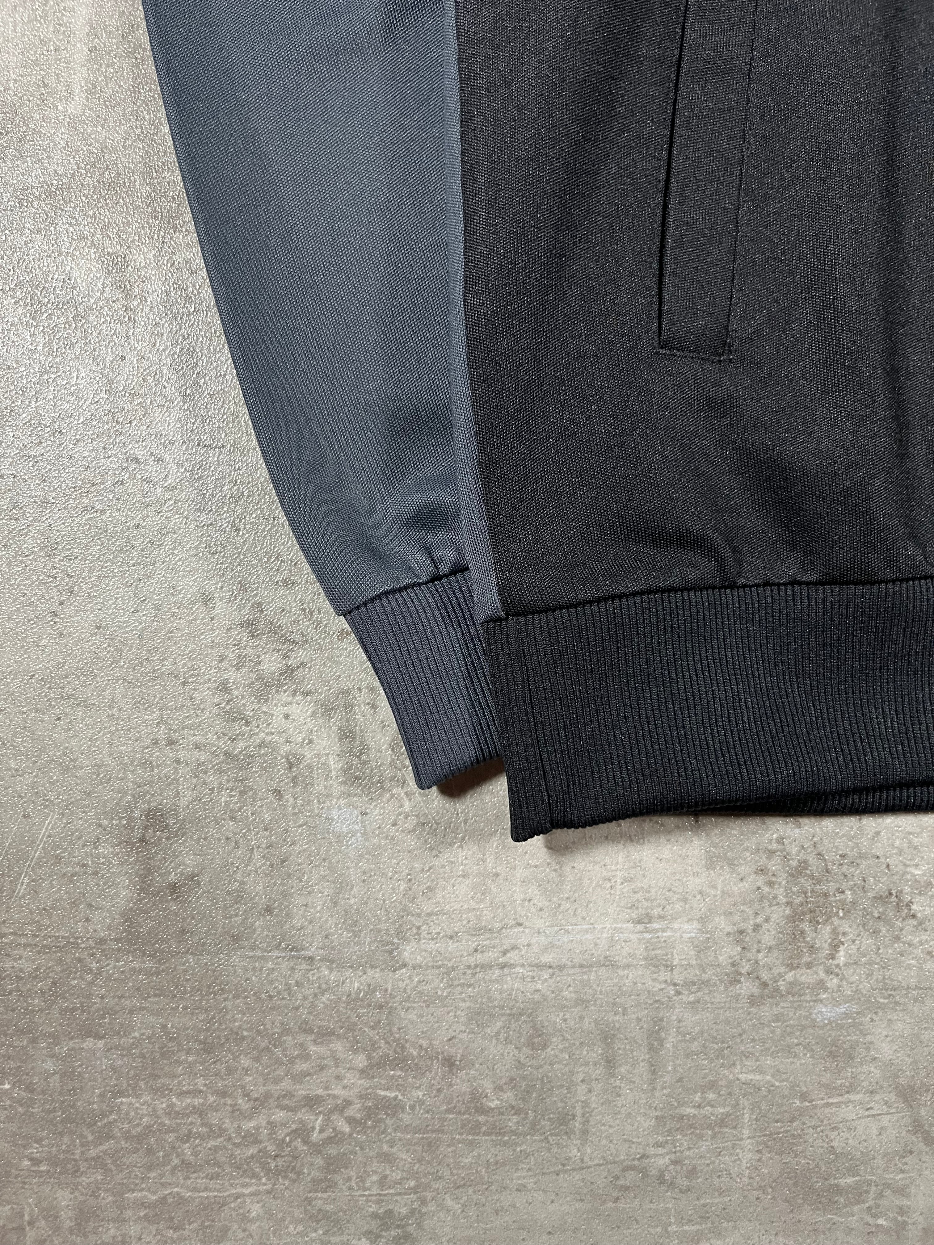 Fred Perry Vintage Trainingsjacke Schwarz/ Grau/ Weiß S