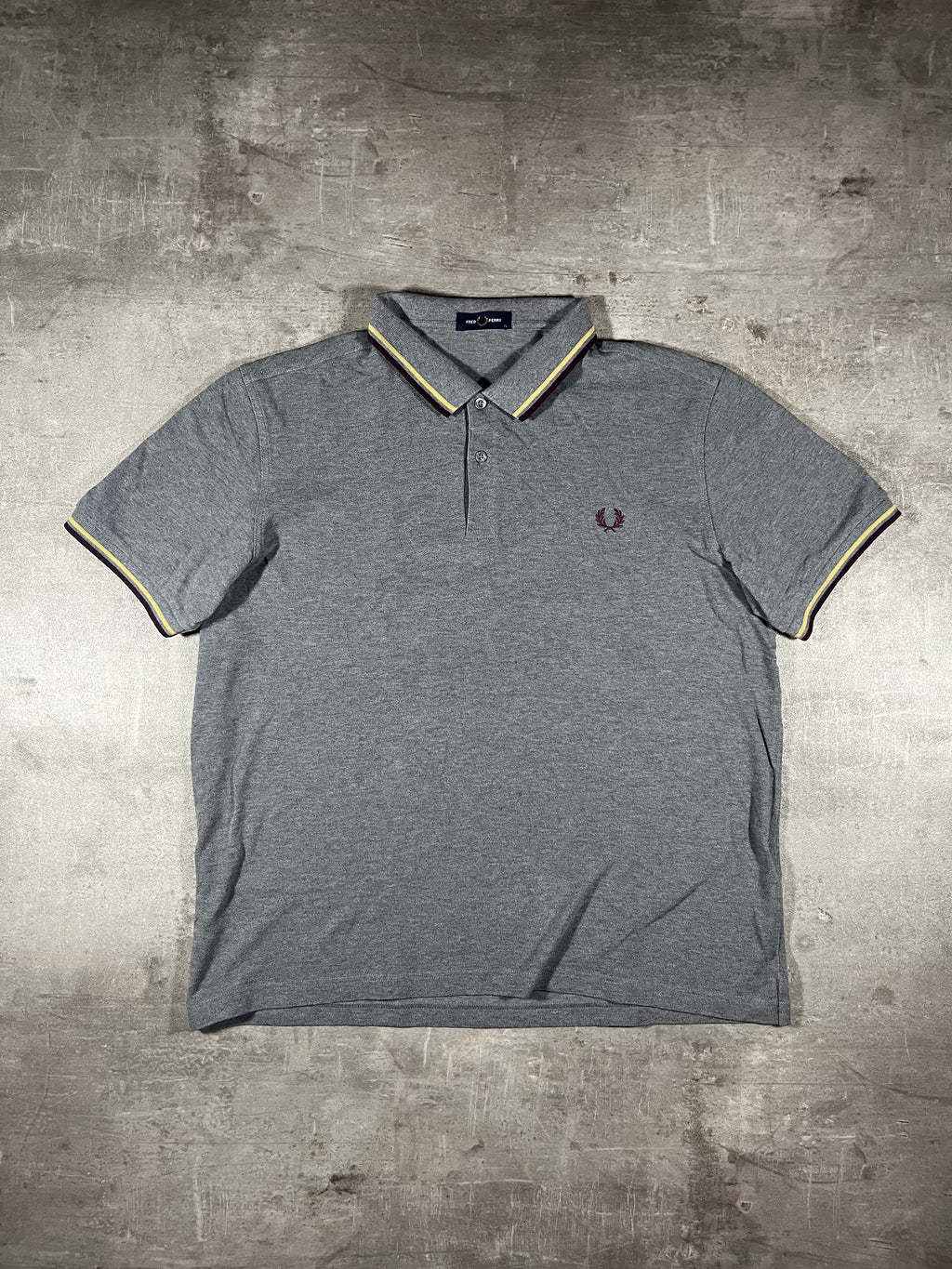 Fred Perry Poloshirt Grau XL