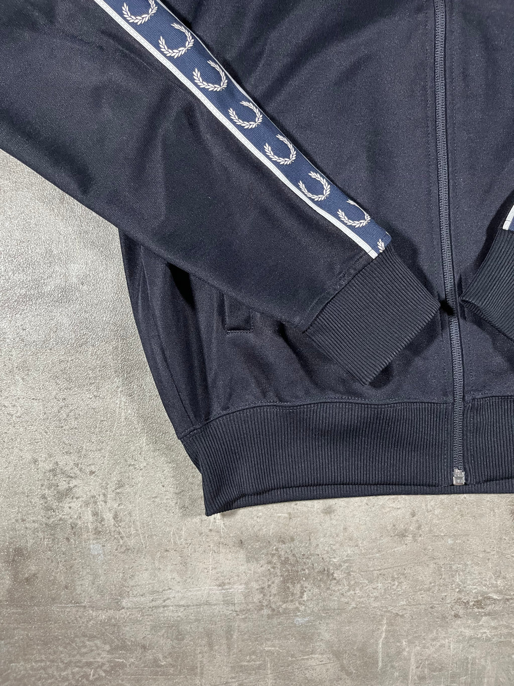 Fred Perry Trainingsjacke Taped Schwarz S