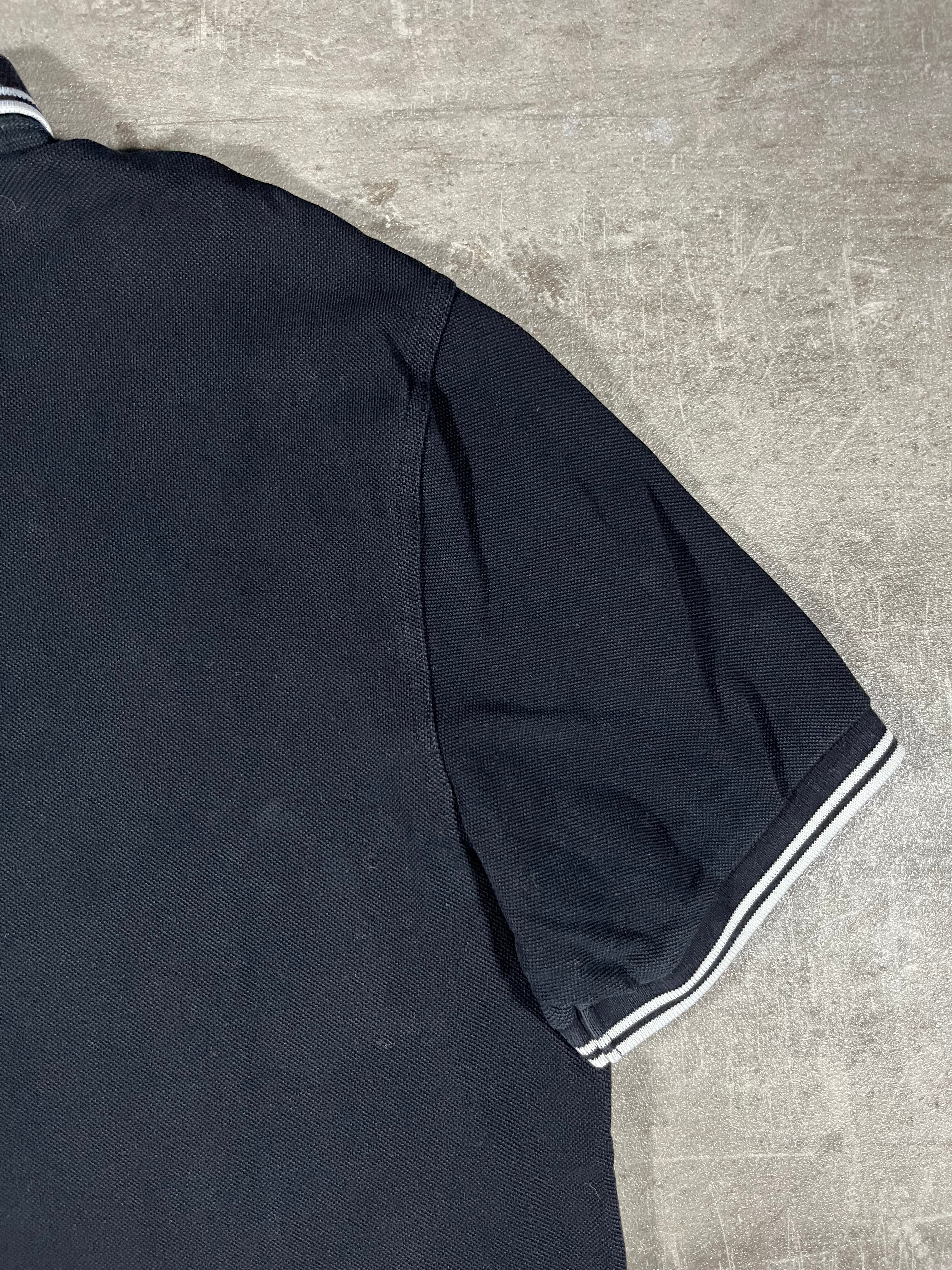 Fred Perry Poloshirt Schwarz/ Weiß XL