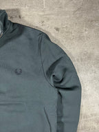 Fred Perry Half-Zip Grau/ Blau M