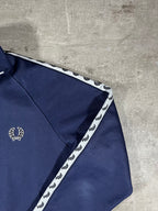 Fred Perry Vintage Trainingsjacke Taped Dunkelblau S