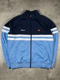 ellesse Rimini Trainingsjacke Schwarz/ Hellblau XL