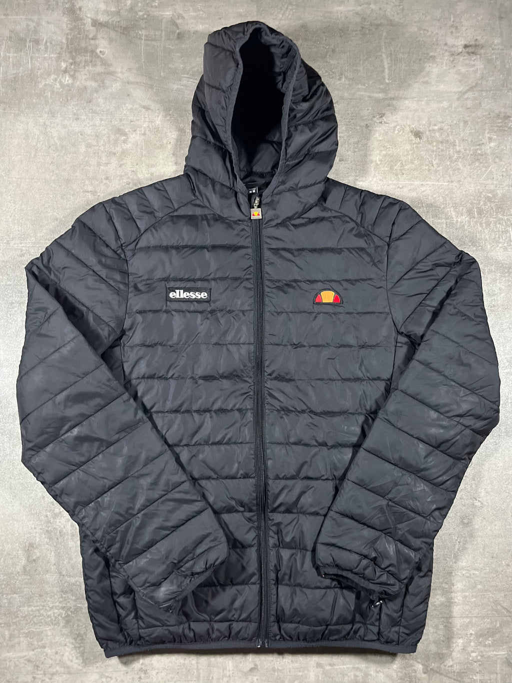 ellesse Daunenjacke Schwarz M