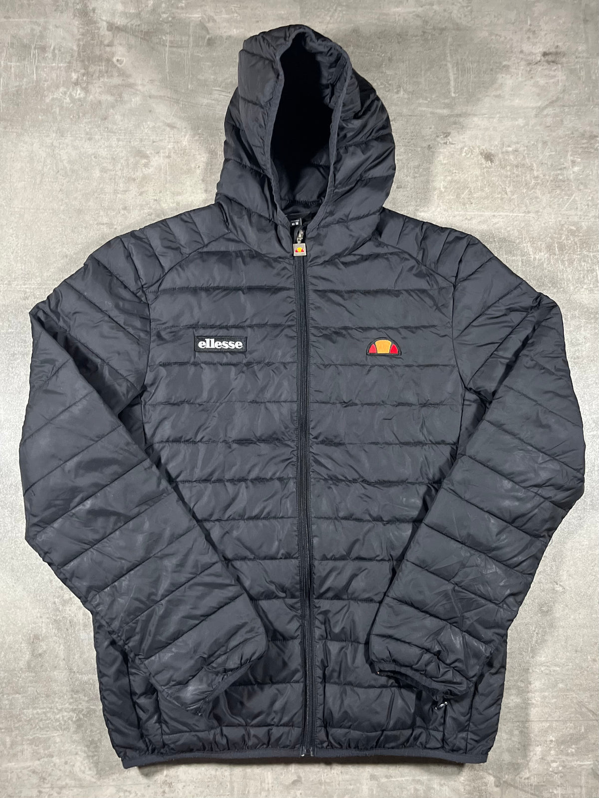 ellesse Daunenjacke Schwarz M
