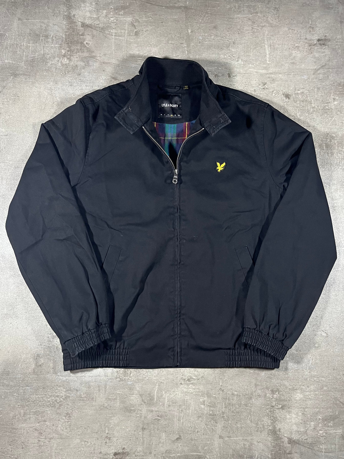 Lyle & Scott Harrington Jacke Schwarz L