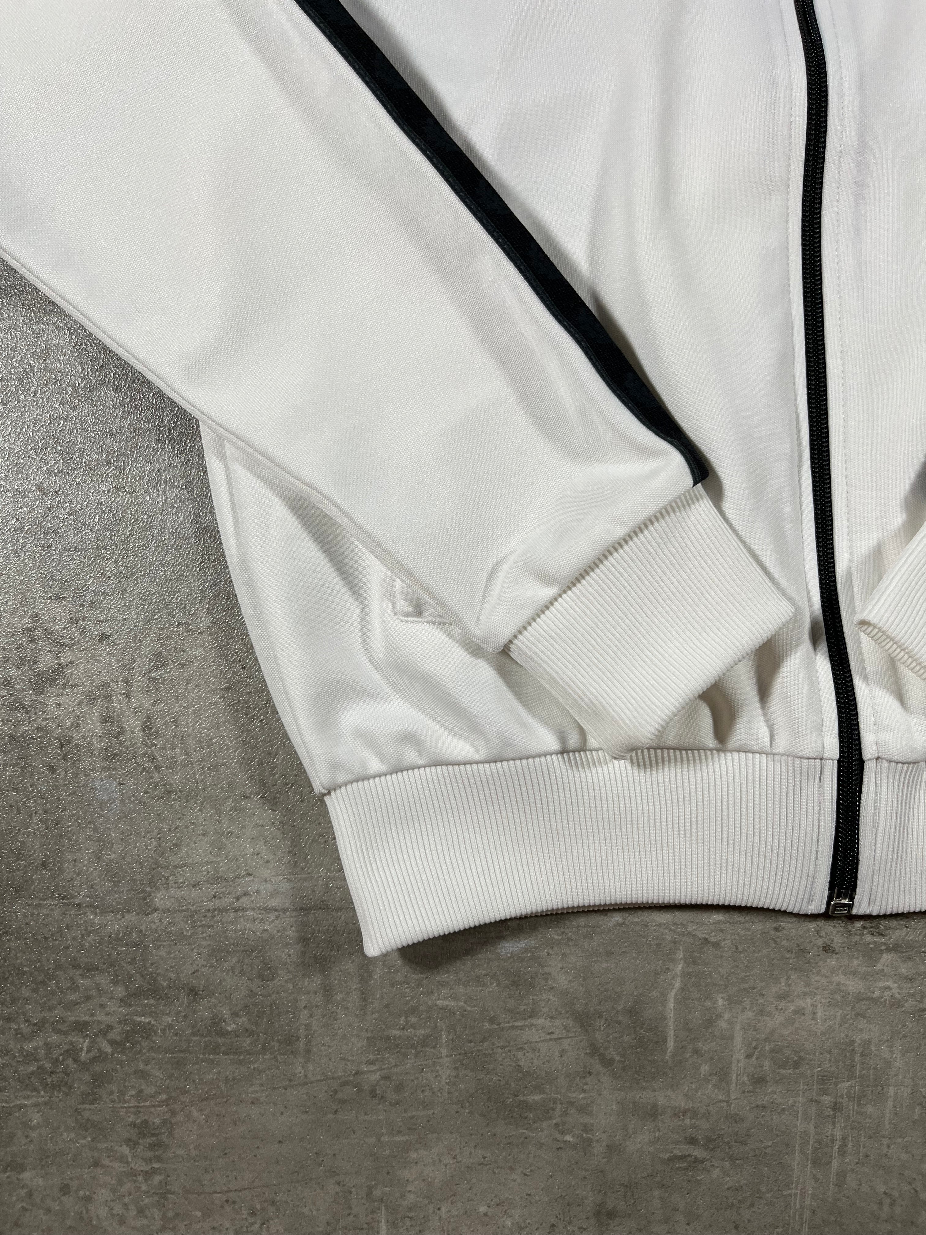 Fred Perry Trainingsjacke Taped Weiß/ Schwarz XS