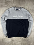 Fred Perry Sweater Schwarz/ Grau S