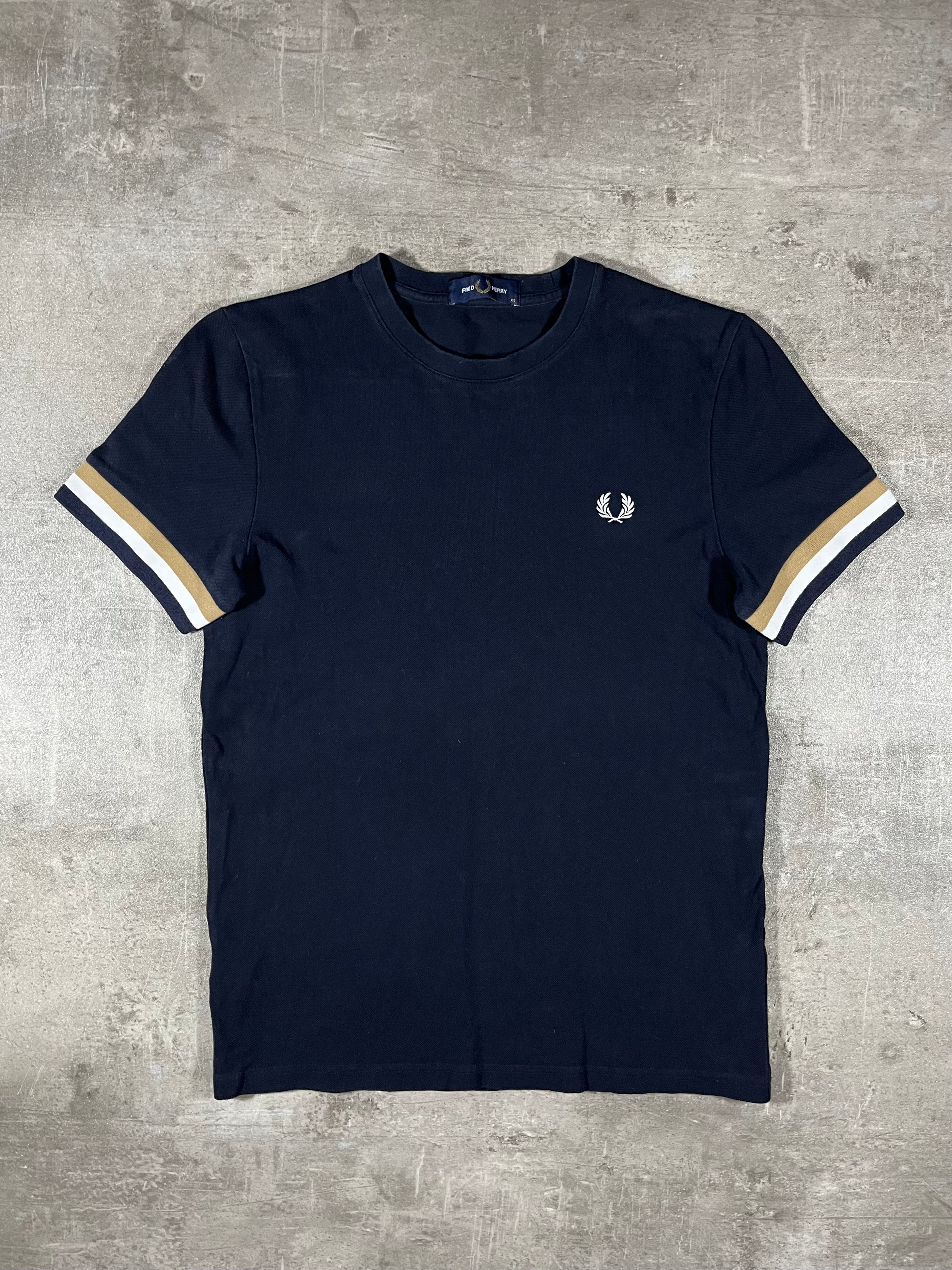 Fred Perry T-shirt Schwarz XS