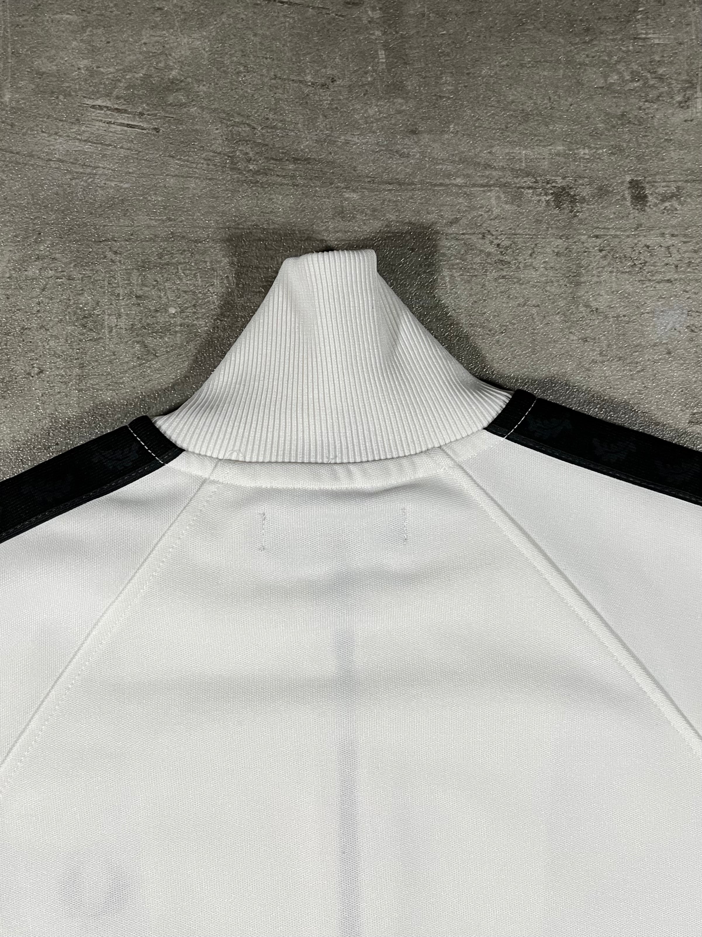 Fred Perry Trainingsjacke Taped Weiß/ Schwarz XS
