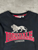 Lonsdale Sweater Schwarz M