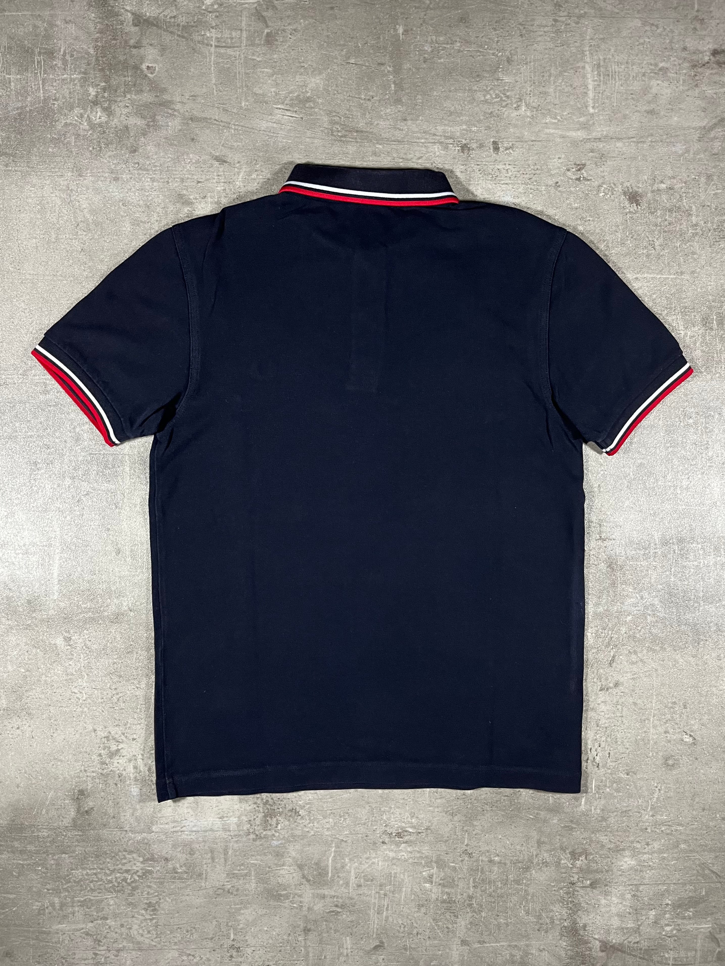 Fred Perry Poloshirt Schwarz/ Weiß/ Rot S