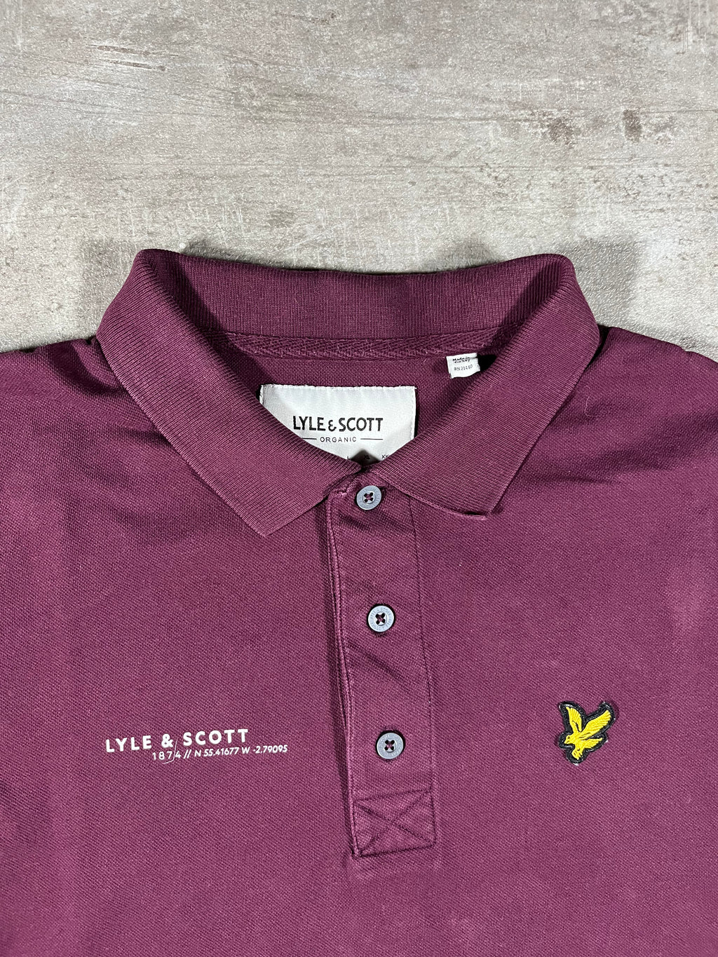 Lyle & Scott Poloshirt Bordeaux S