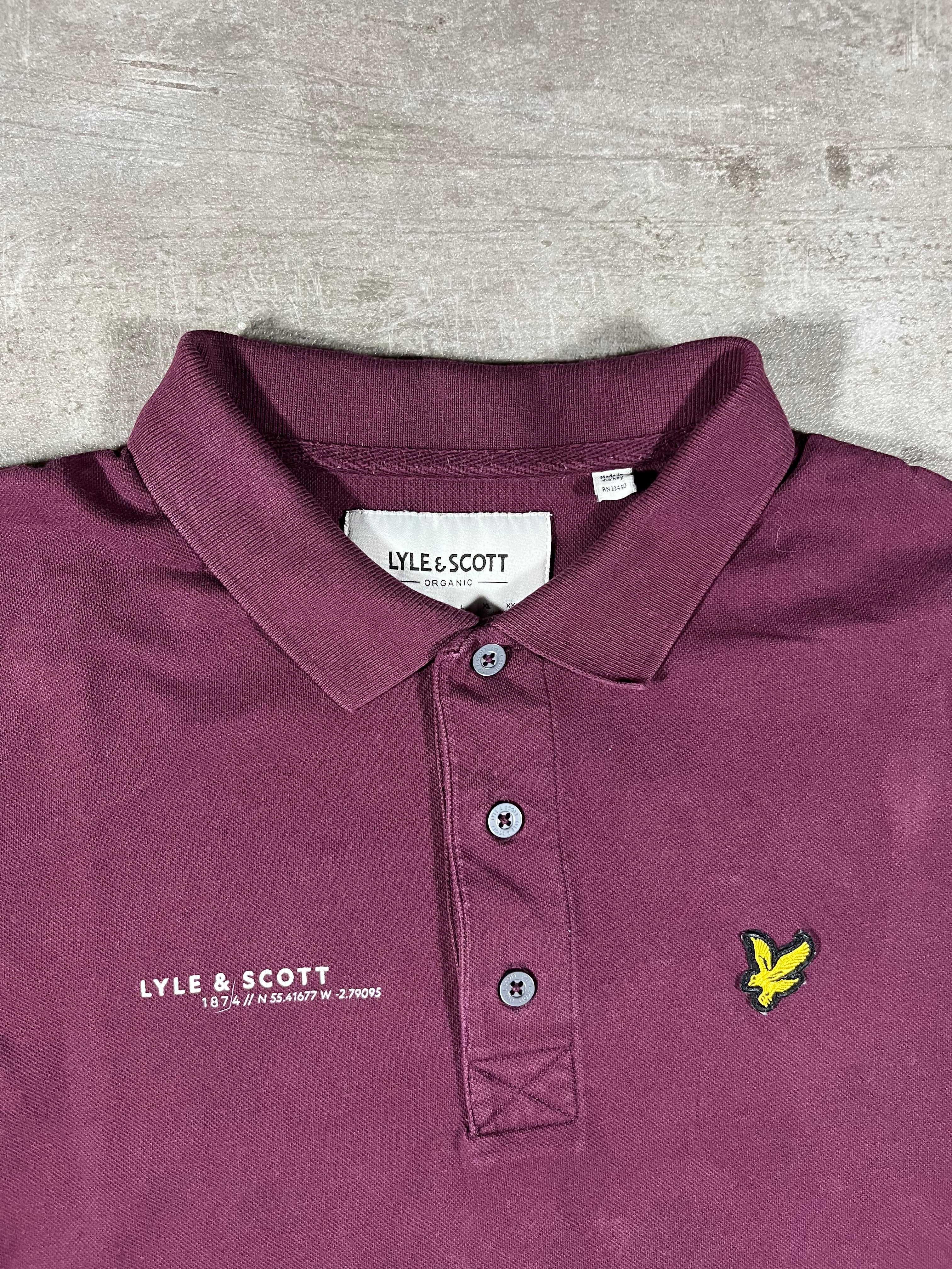 Lyle & Scott Poloshirt Bordeaux S