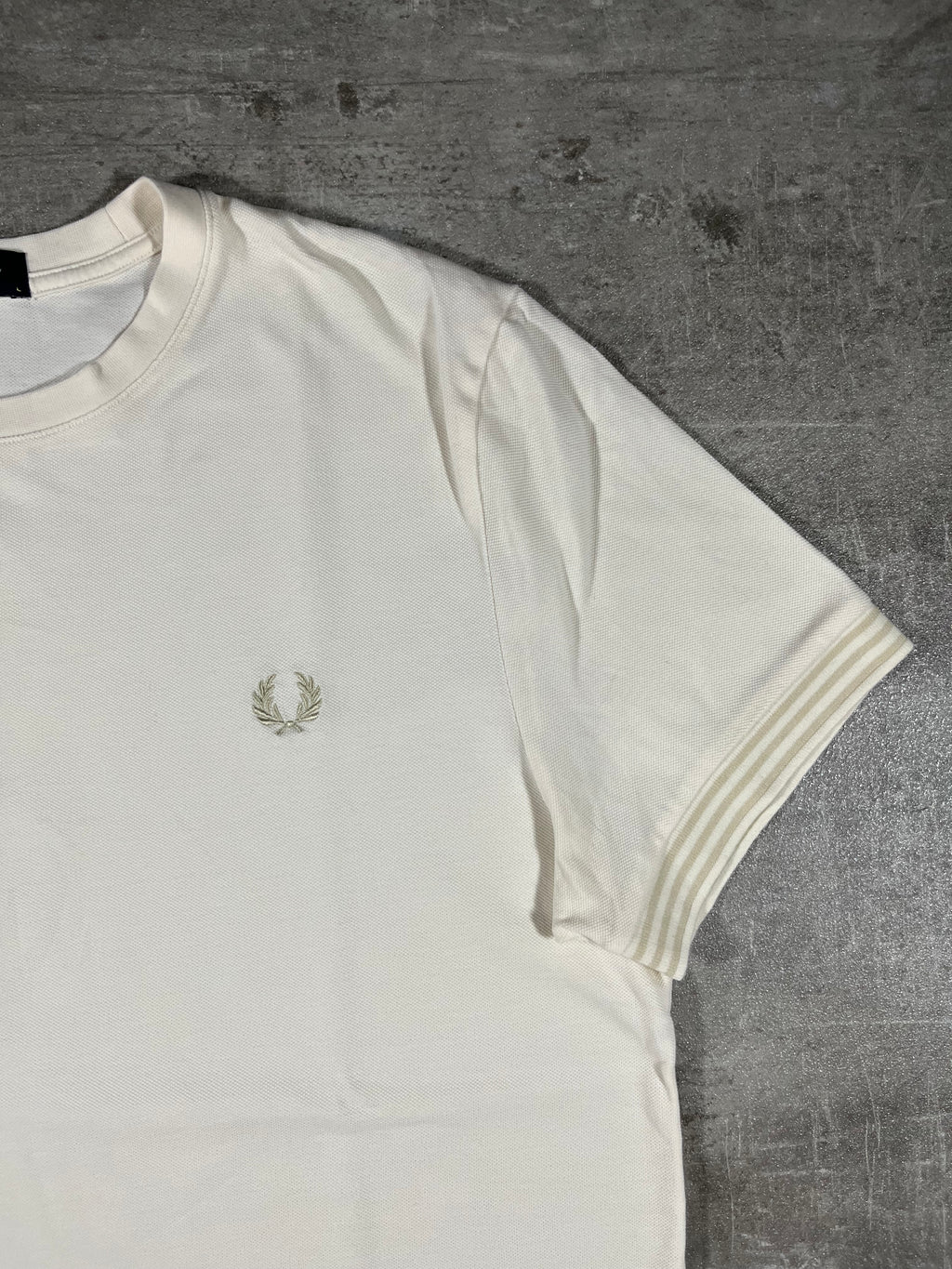 Fred Perry T-shirt Beige L
