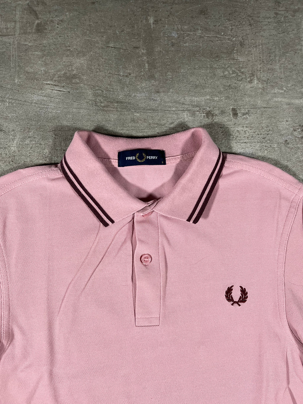 Fred Perry Poloshirt Rosa S