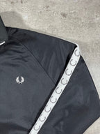 Fred Perry Trainingsjacke Taped Schwarz M