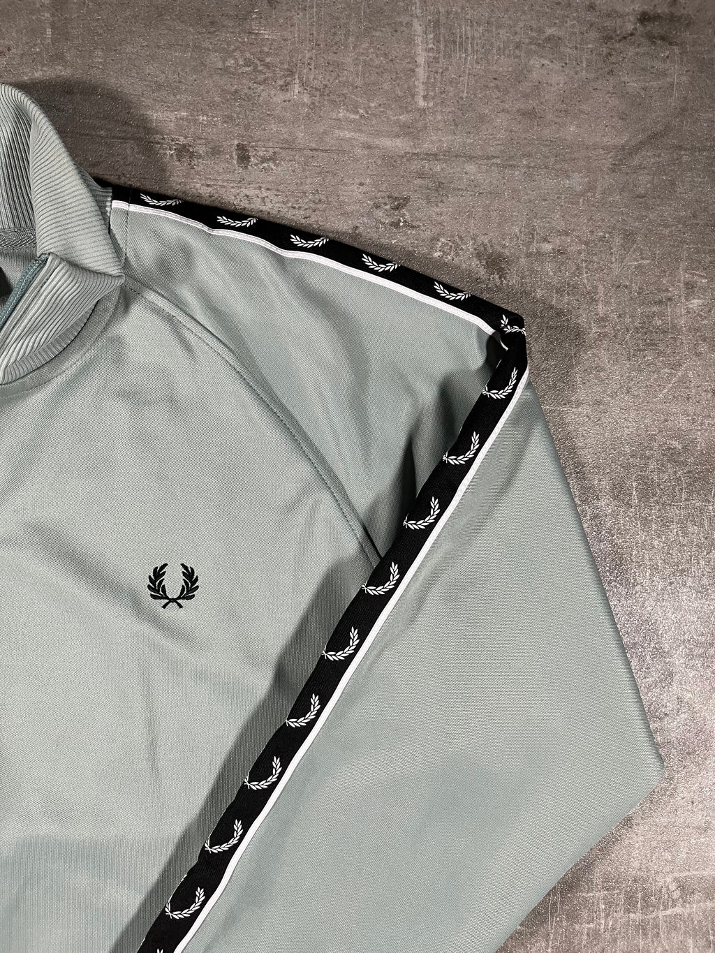 Fred Perry Trainingsjacke Taped Mintgrün XL