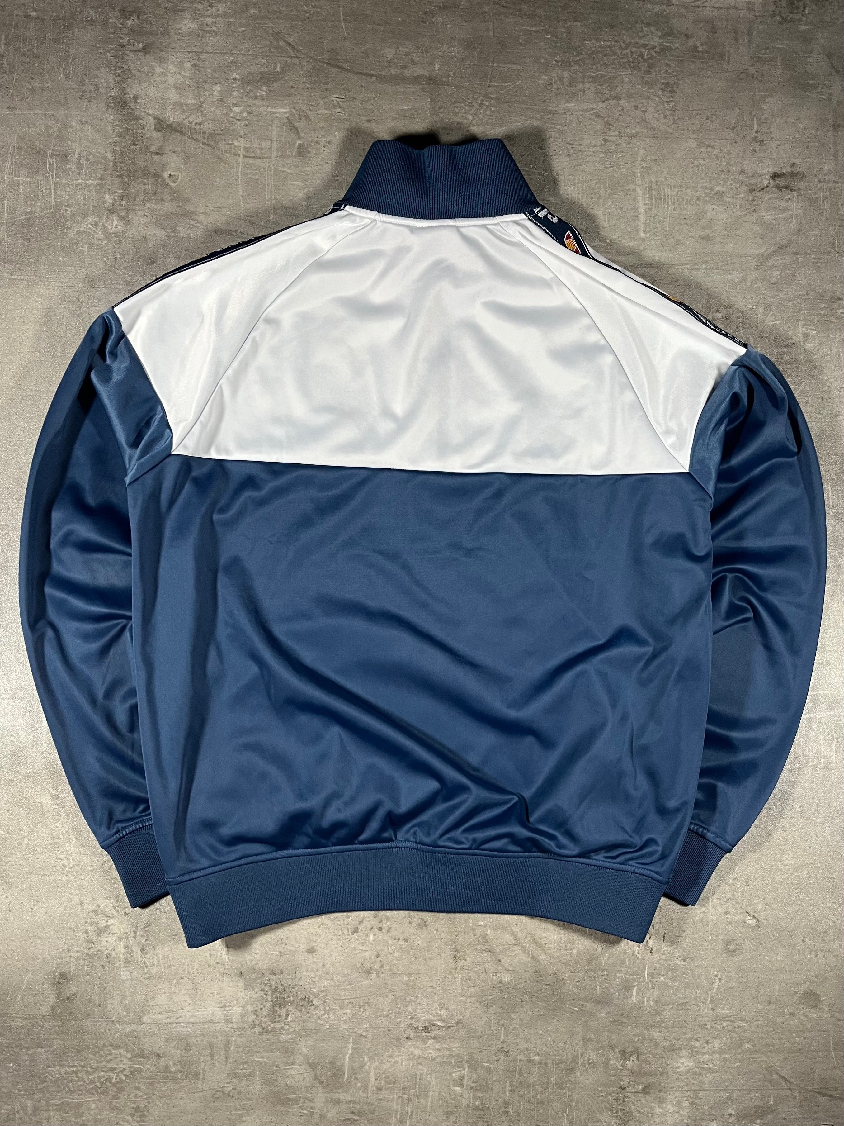ellesse Half-Zip Blau/ Weiß L
