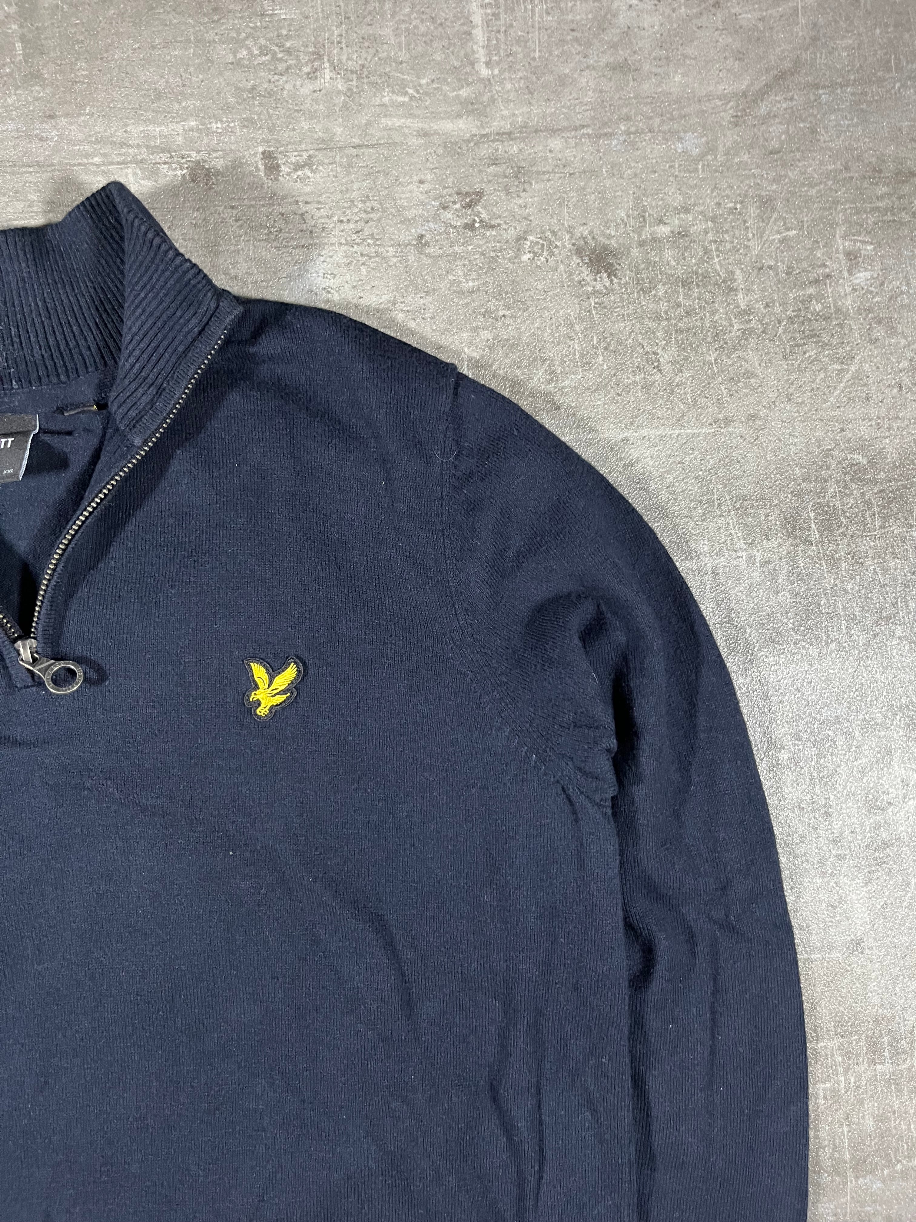 Lyle & Scott Half-Zip Schwarz M