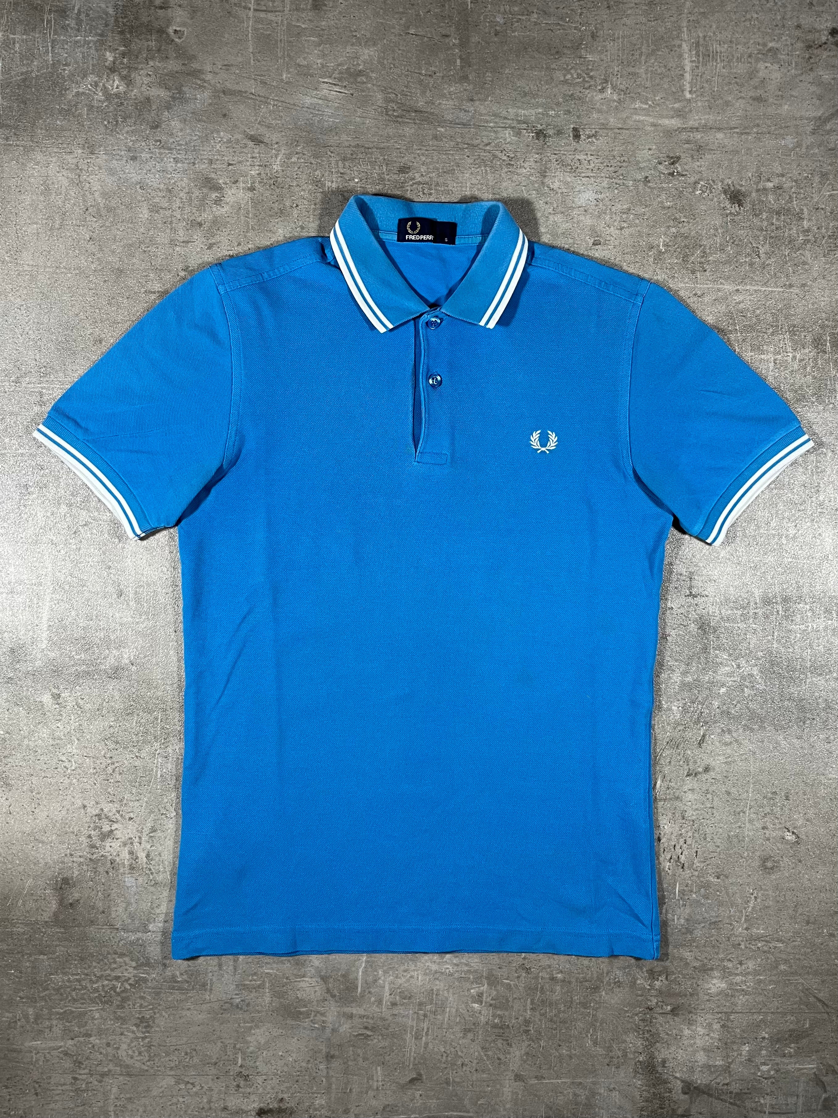 Fred Perry Poloshirt Hellblau S