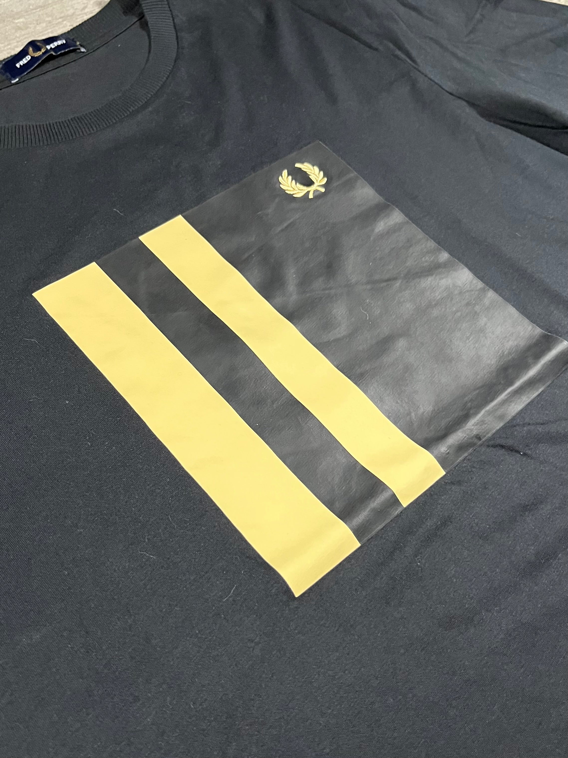 Fred Perry T-shirt Schwarz L