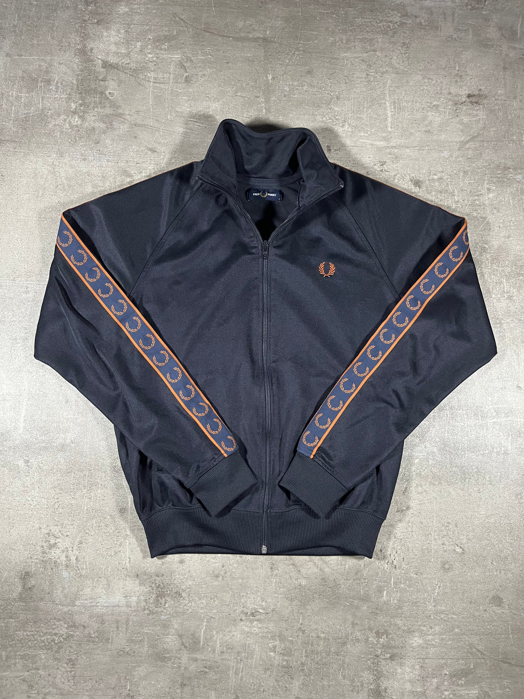 Fred Perry Trainingsjacke Taped Schwarz S