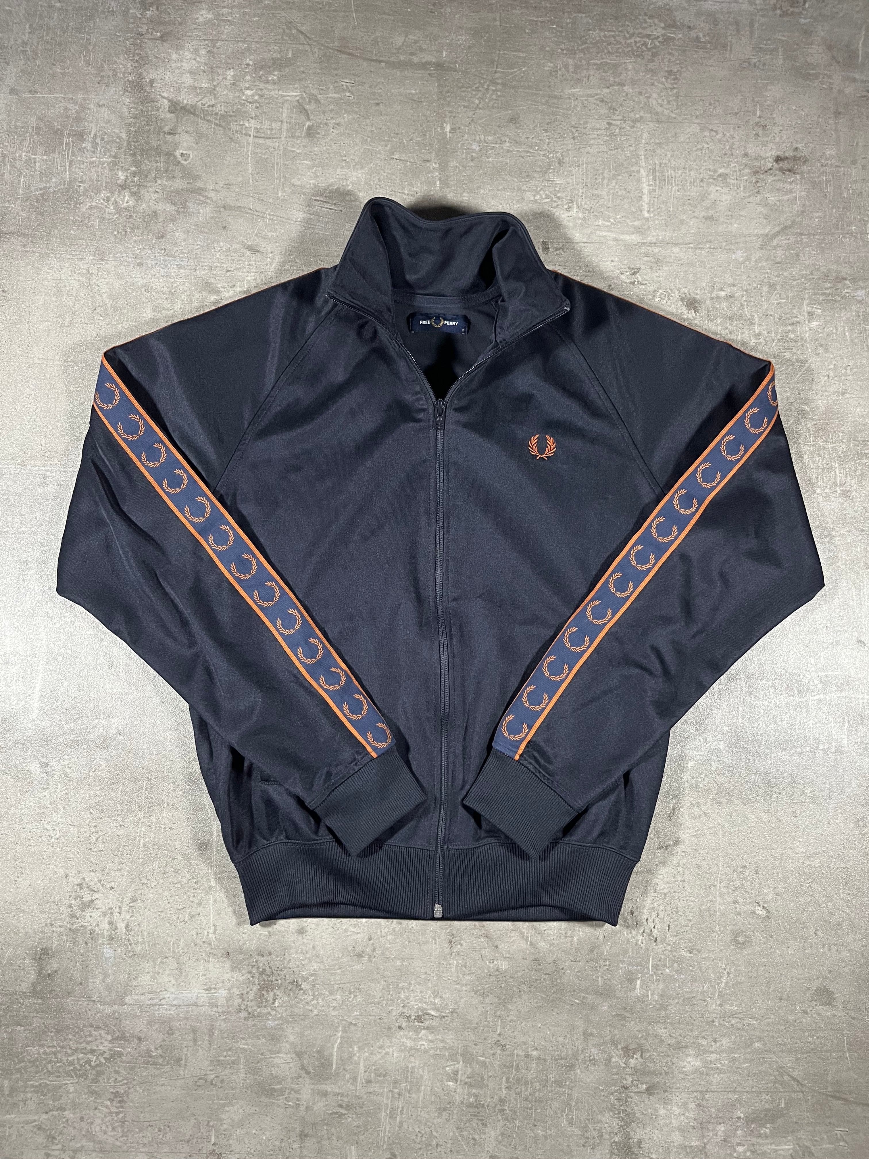 Fred Perry Trainingsjacke Taped Schwarz S