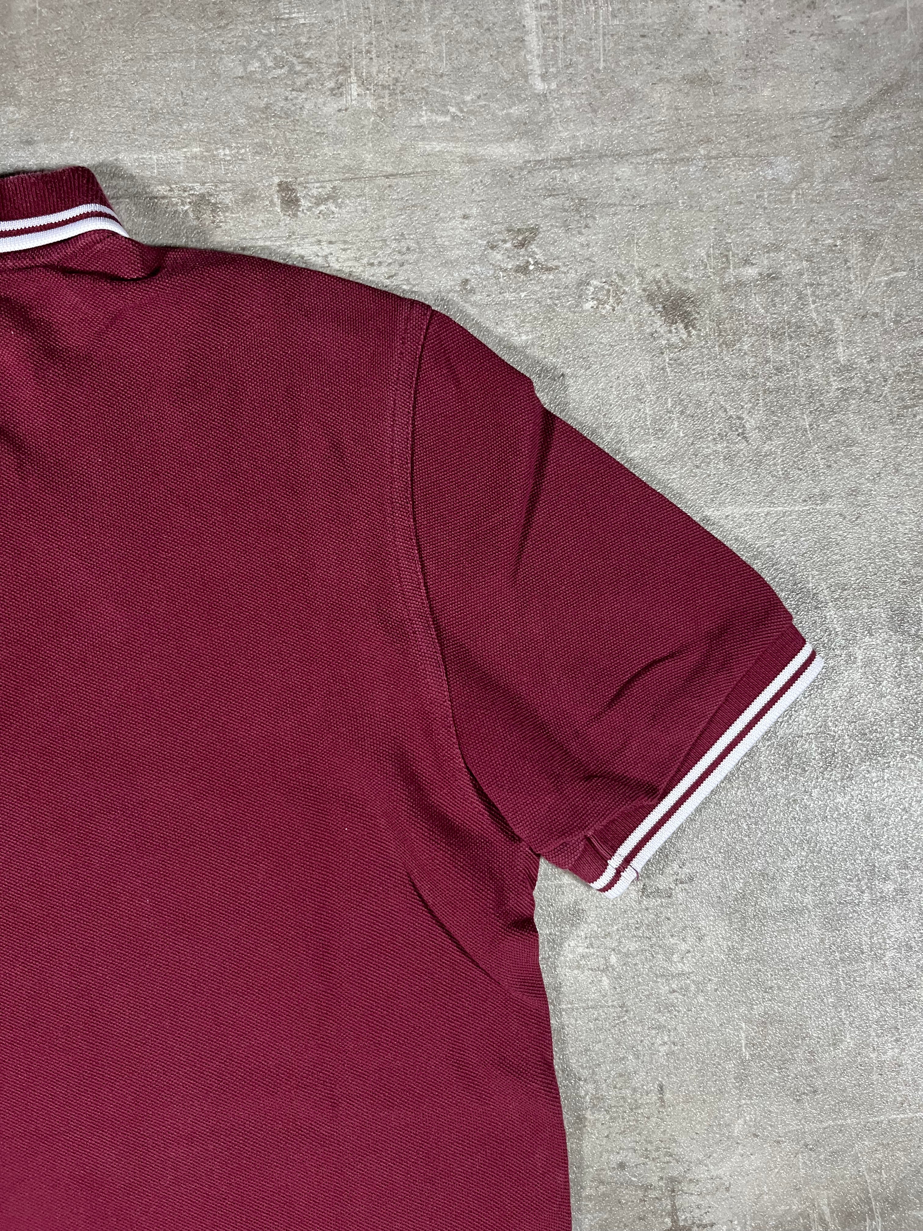 Fred Perry Poloshirt Bordeaux S