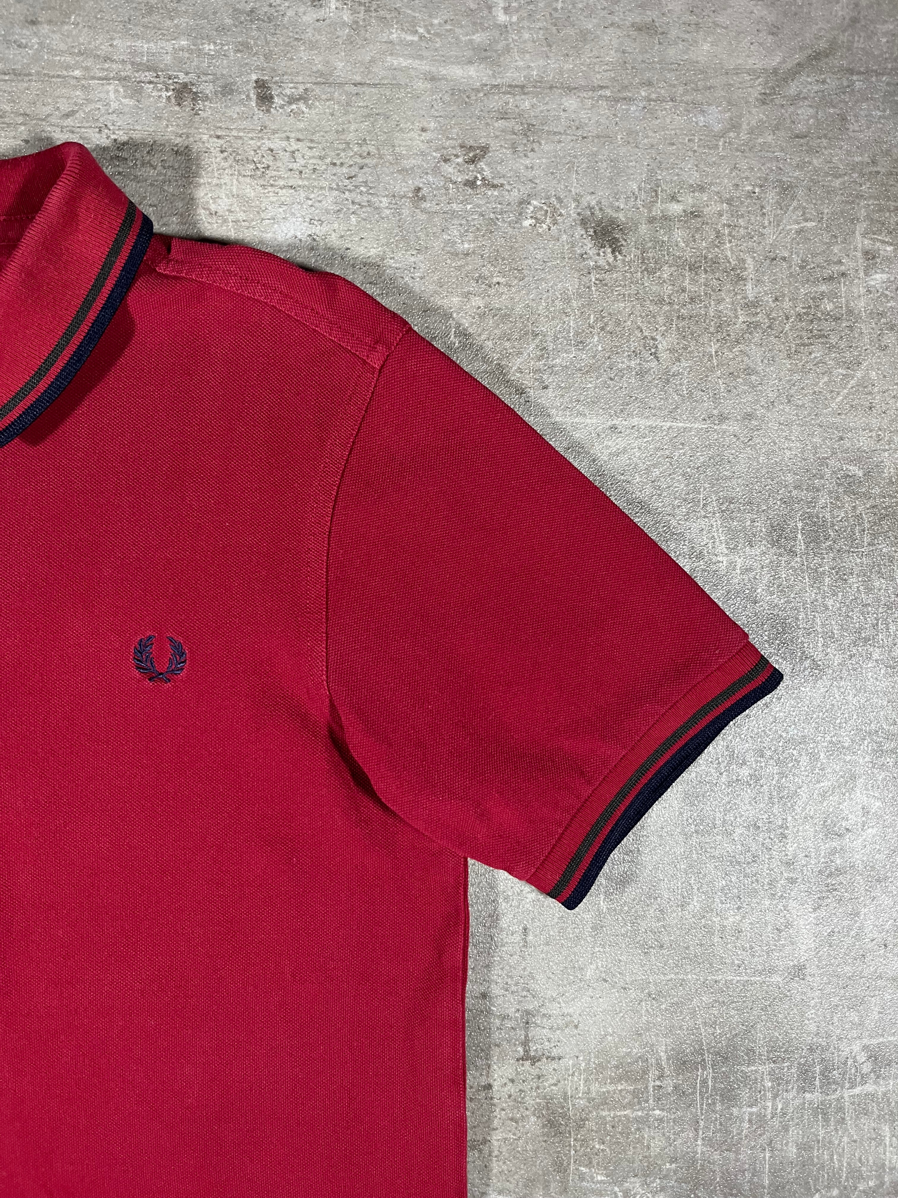 Fred Perry Poloshirt Rot M