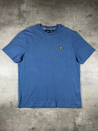 Lyle & Scott T-shirt Ski Scotland Hellblau Oversized M