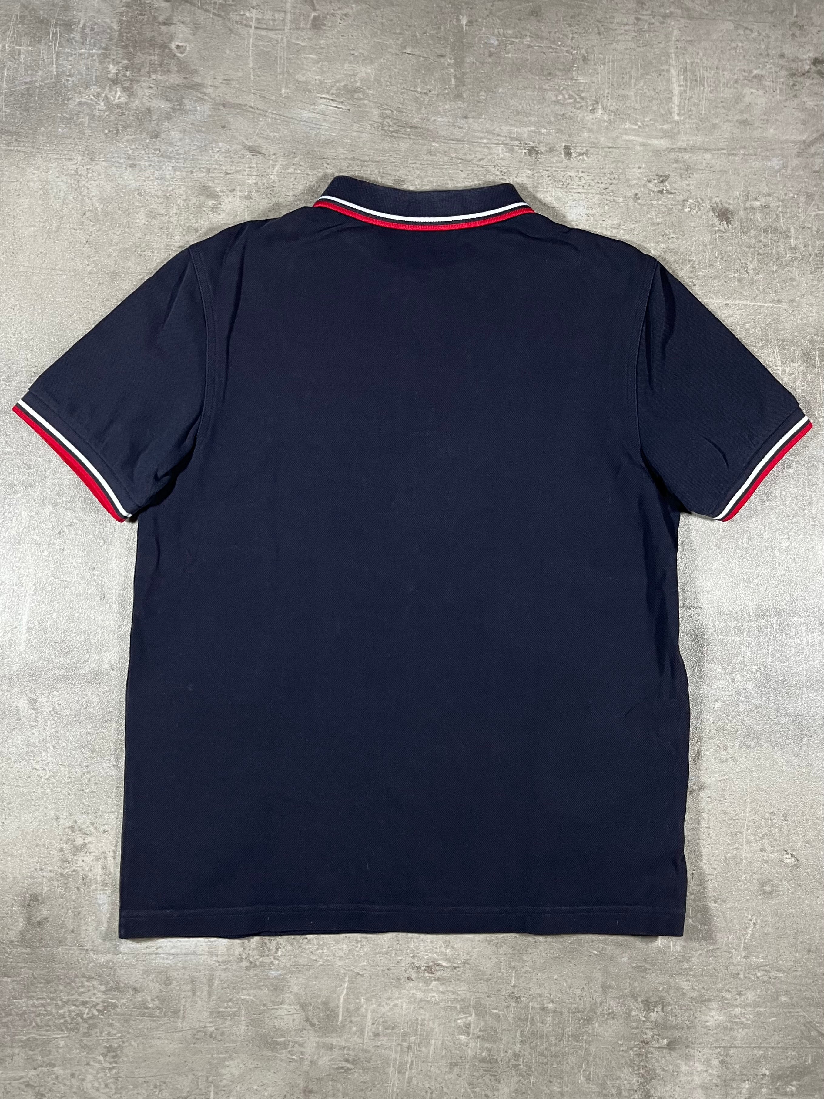 Fred Perry Poloshirt Schwarz/ Weiß/ Rot M