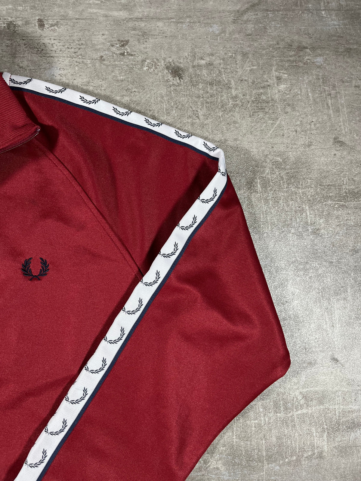 Fred Perry Trainingsjacke Taped Bordeaux S