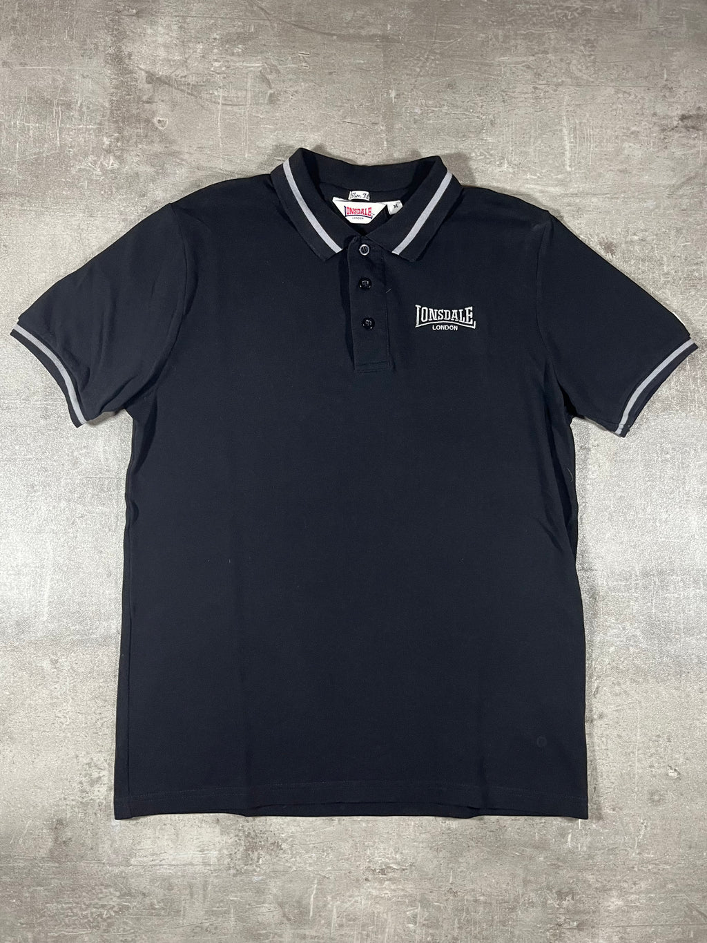 Lonsdale Poloshirt Schwarz M
