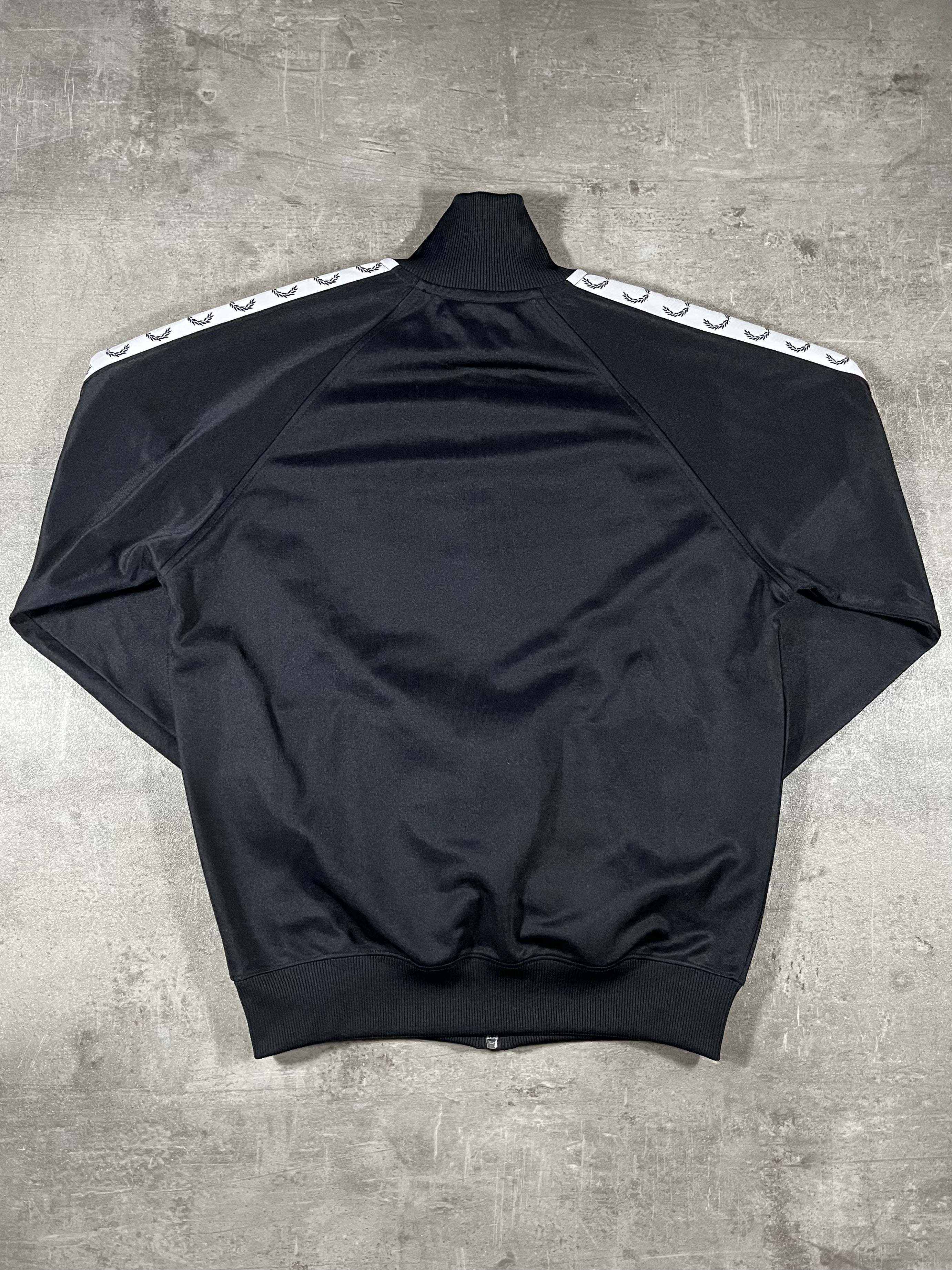 Fred Perry Trainingsjacke Taped Schwarz S