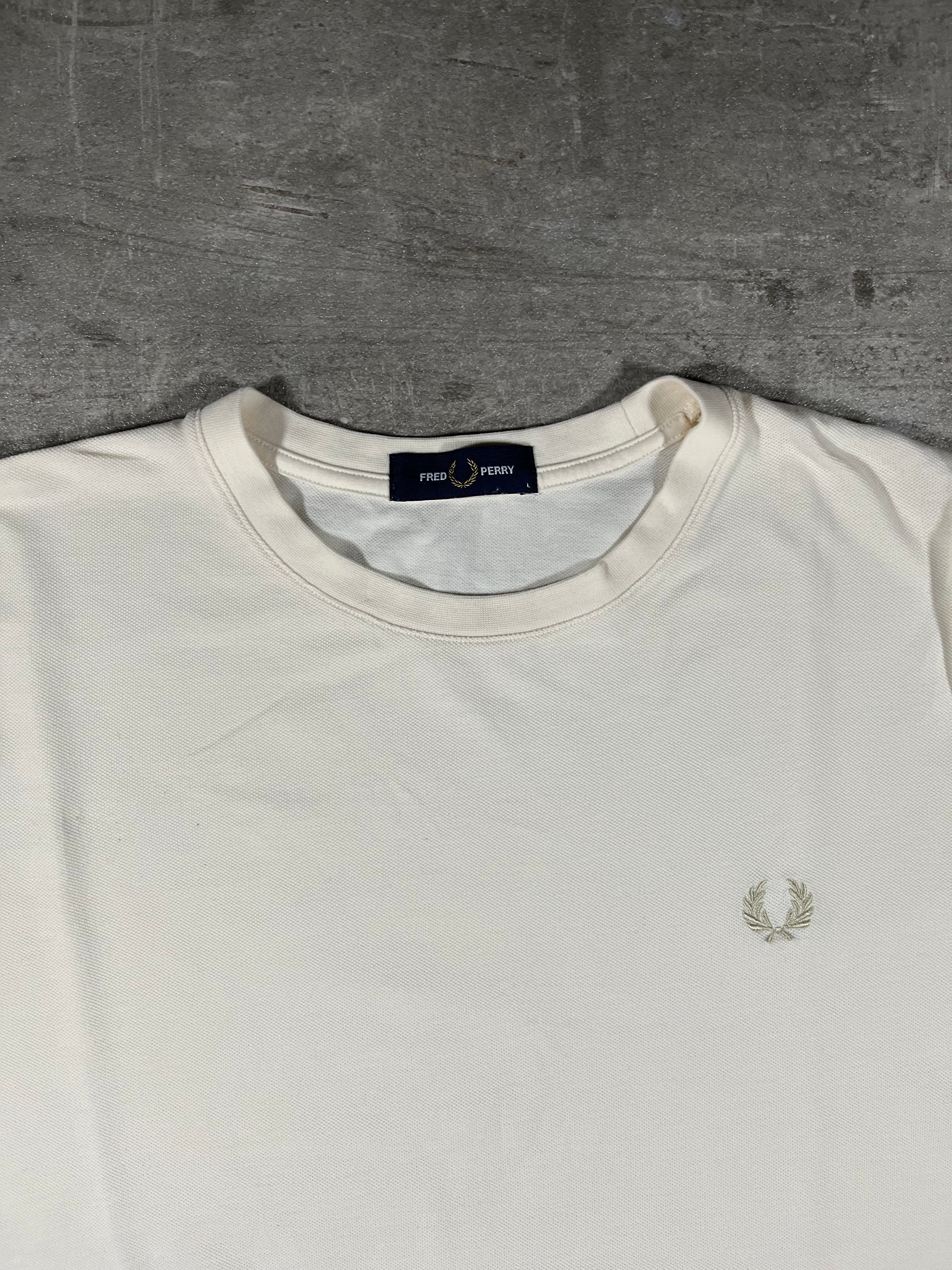 Fred Perry T-shirt Beige L