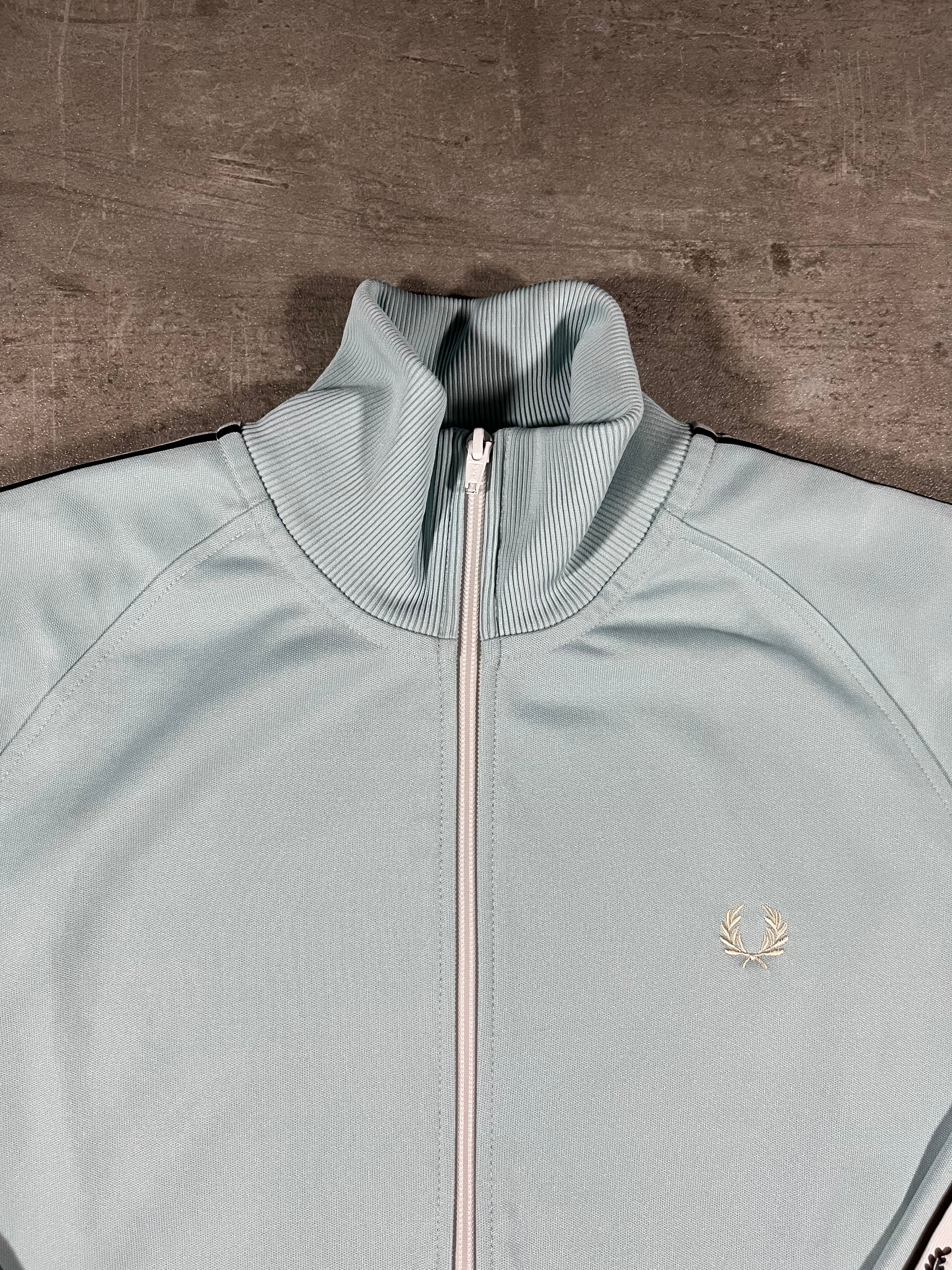 Fred Perry Trainingsjacke Taped Hellblau L