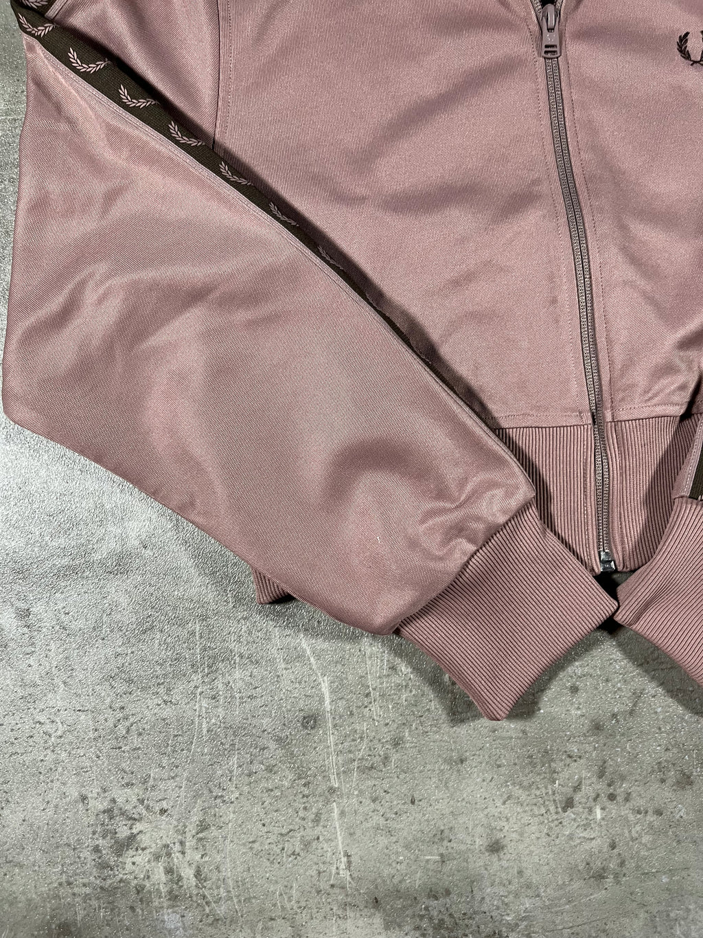 Fred Perry Trainingsjacke Cropped Braun S