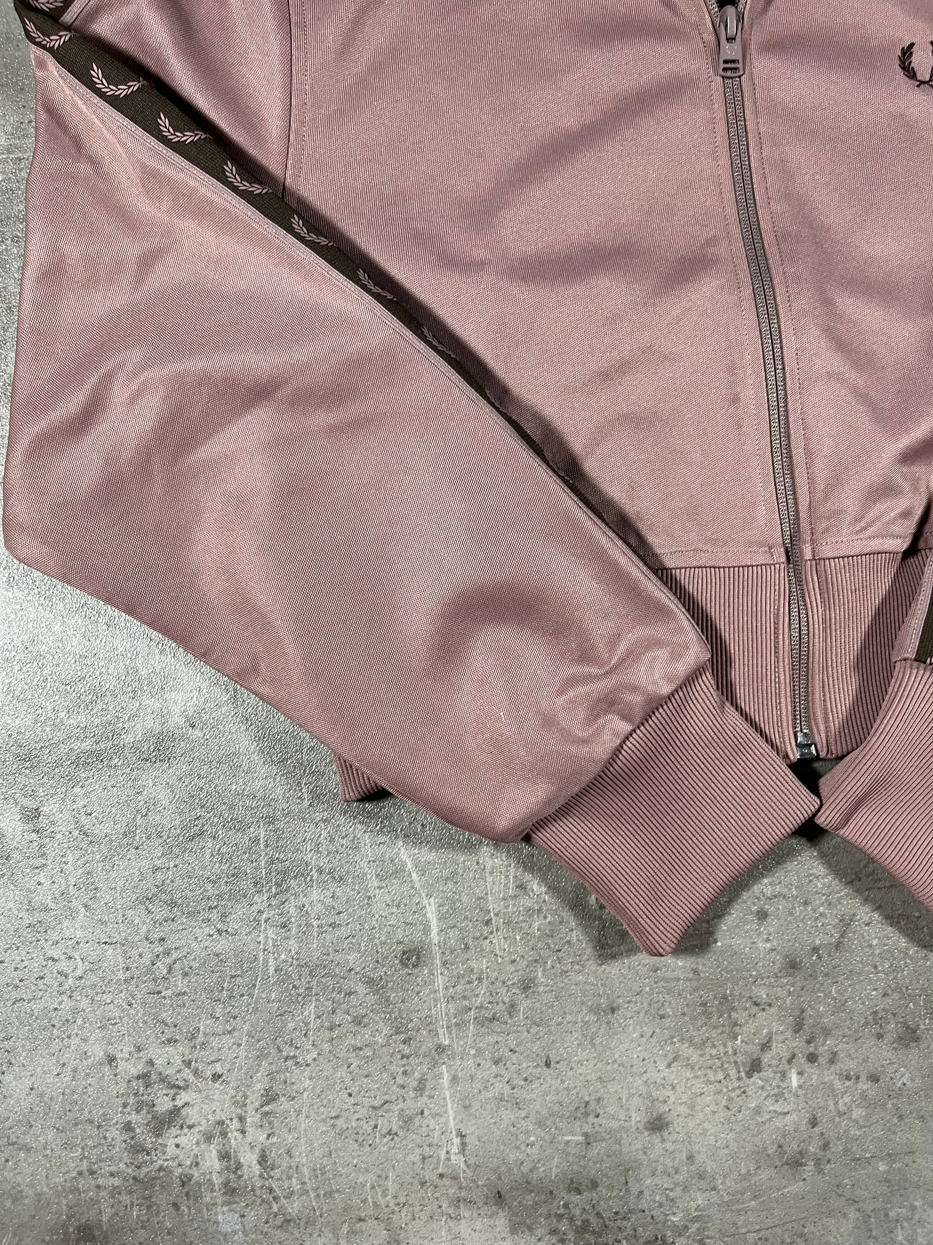 Fred Perry Trainingsjacke Cropped Braun S