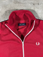 Fred Perry Trainingsjacke Rot M