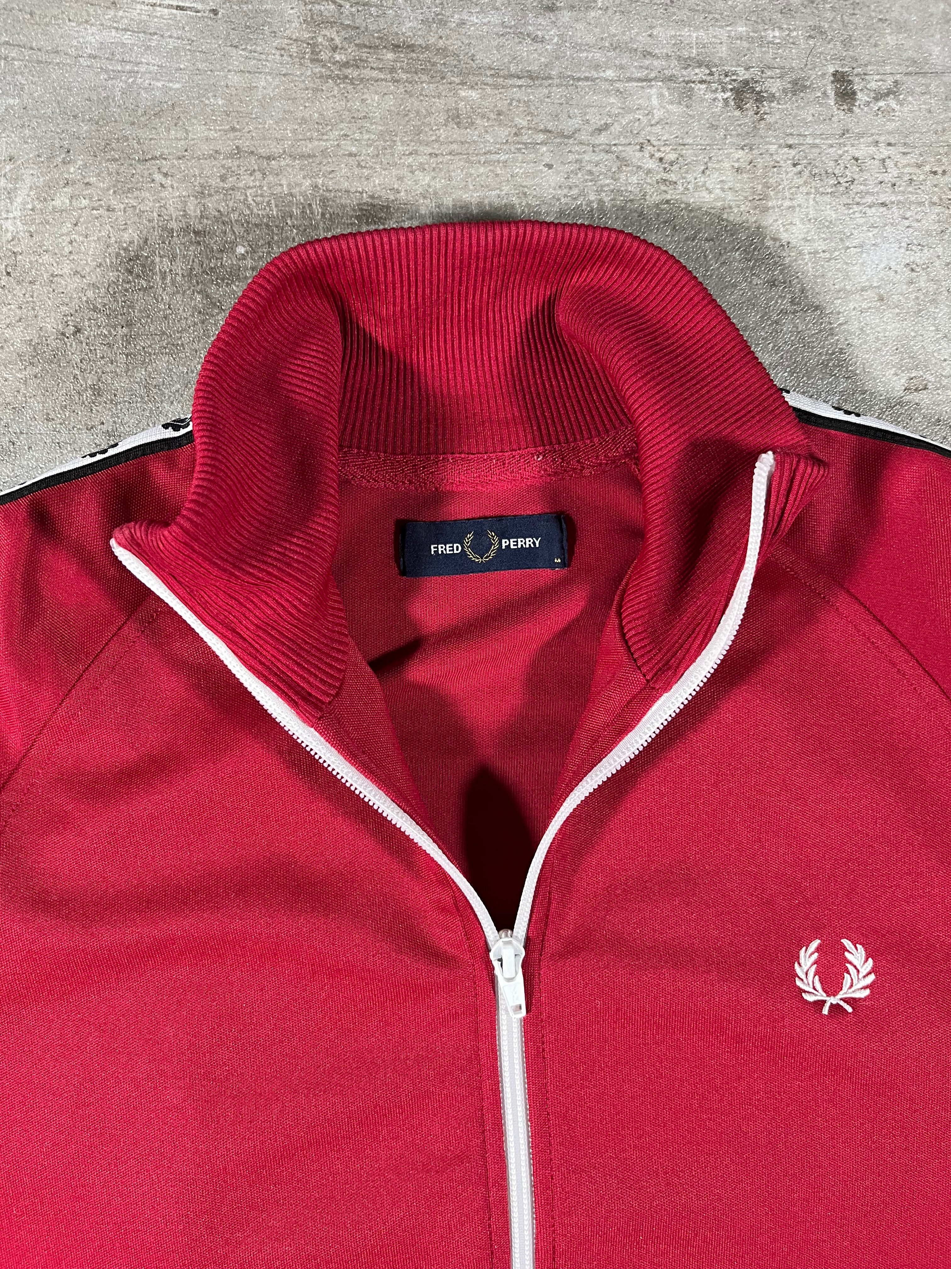 Fred Perry Trainingsjacke Rot M