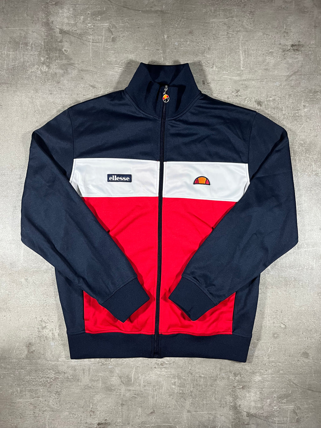 ellesse Trainingsjacke Caprini Blau/Rot/Weiß L