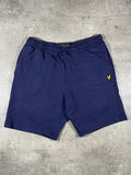 Lyle & Scott kurze Jogginghose Dunkelblau L