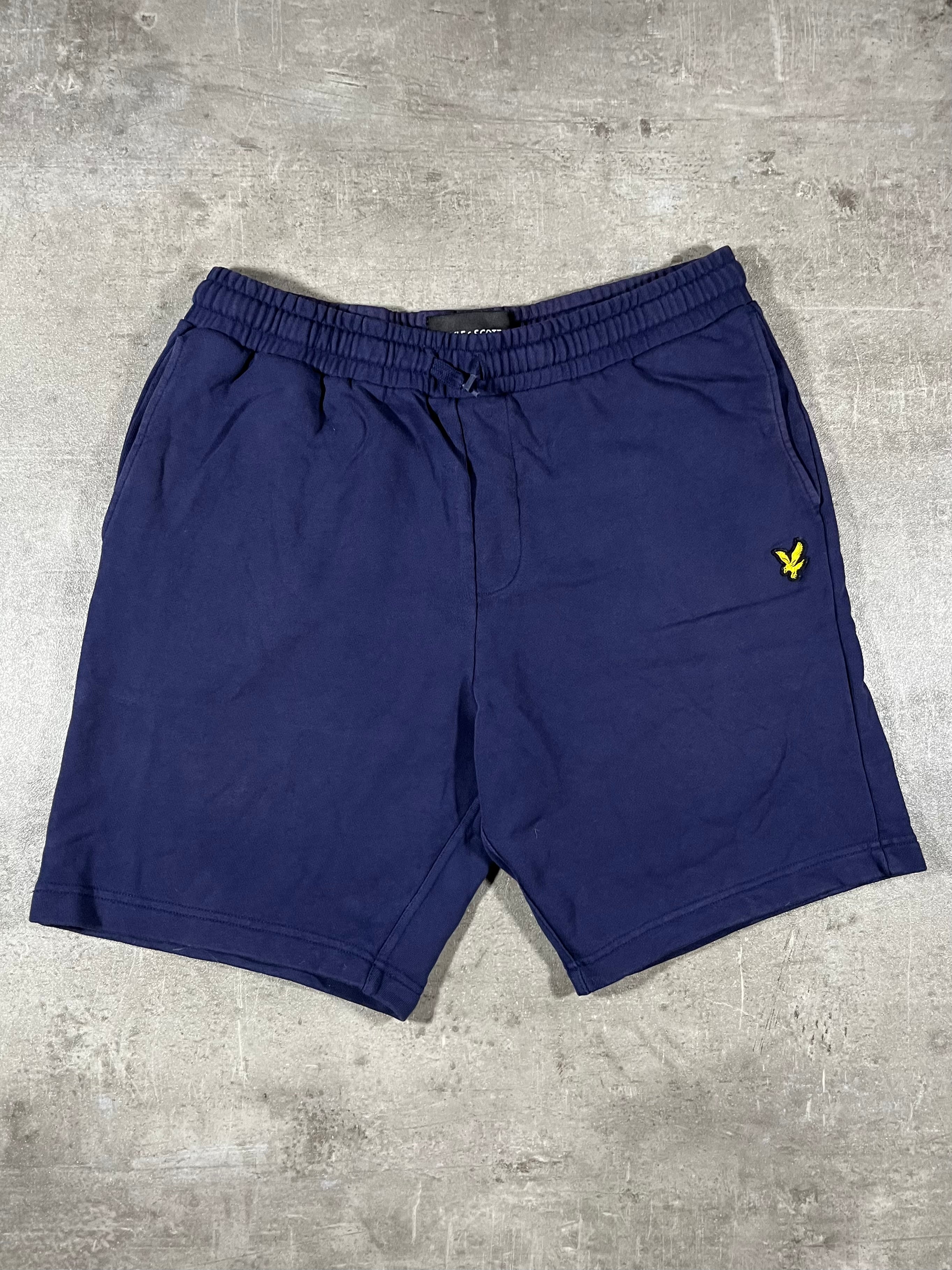 Lyle & Scott kurze Jogginghose Dunkelblau L