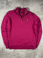 Lyle & Scott Half-Zip Bordeaux S