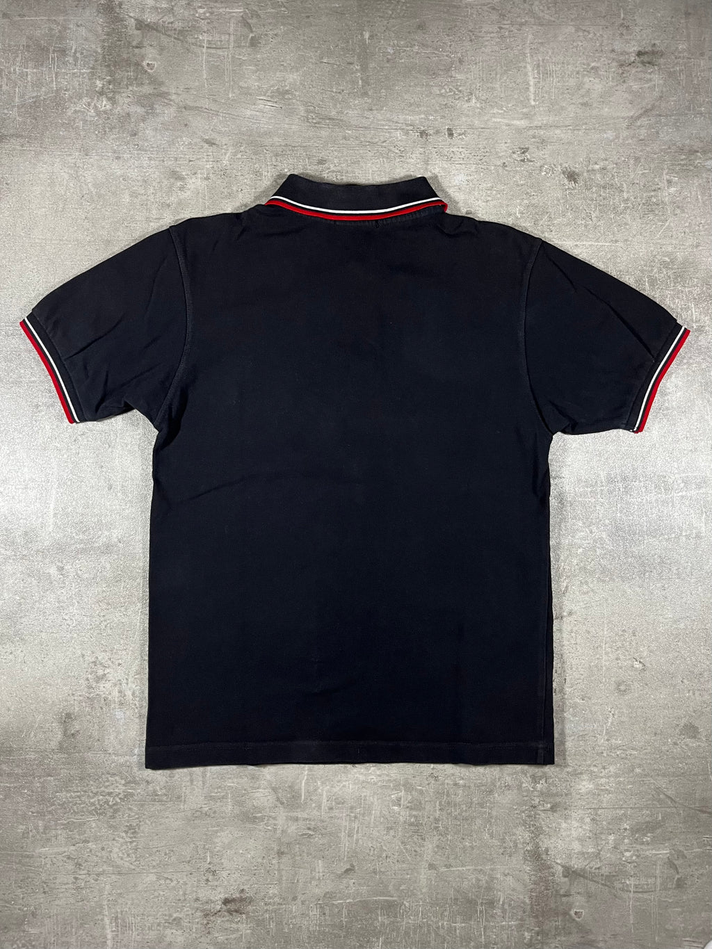 Fred Perry Poloshirt Schwarz/ Weiß/ Rot S