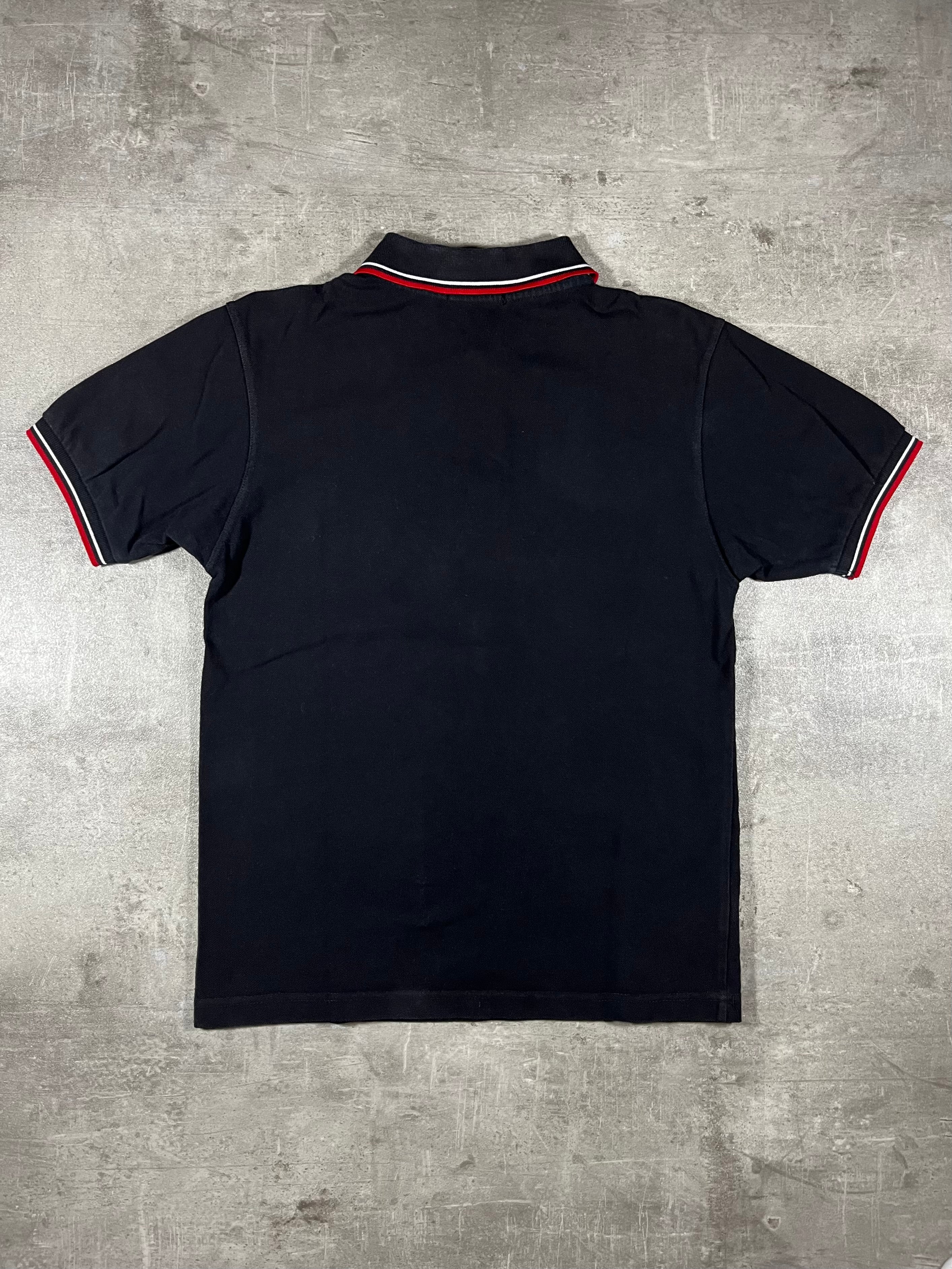 Fred Perry Poloshirt Schwarz/ Weiß/ Rot S
